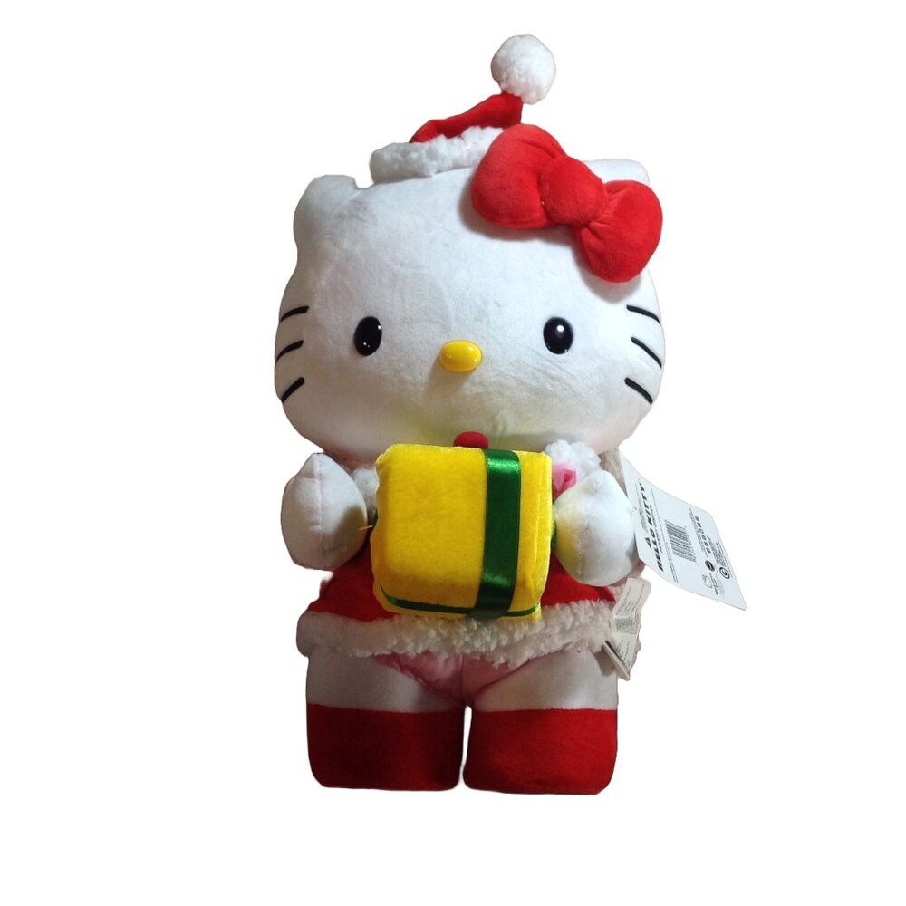 Hello Kitty Christmas Greeter Holiday Santa Plush 21” NWT 2023 CVS Sanr…